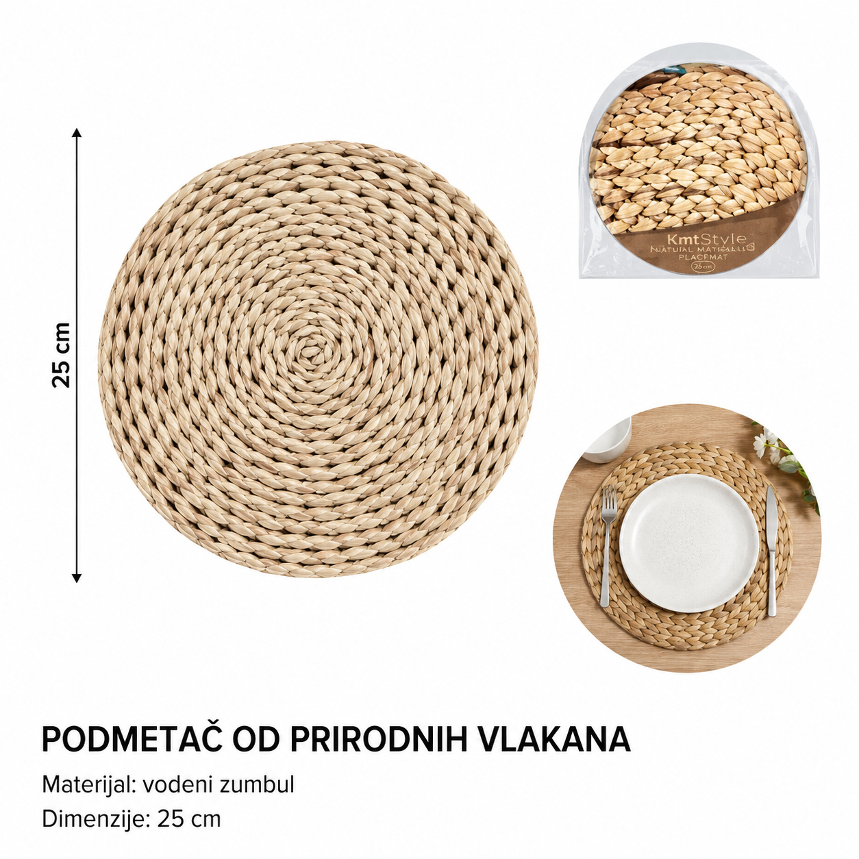 KMT Prostirka od rogoza 2407527