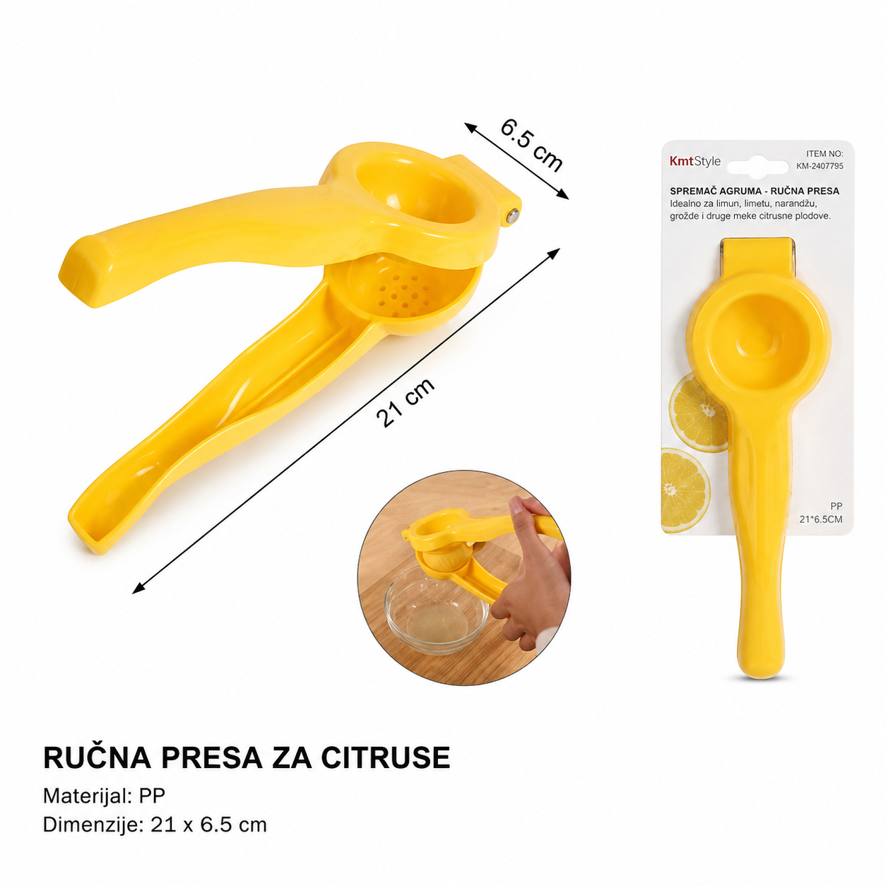 KMT Plastični stiskač za limun 2407795
