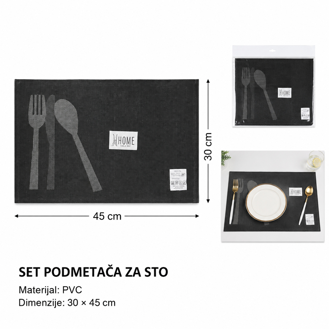 KMT PVC stolica za pribor za jelo 2407957