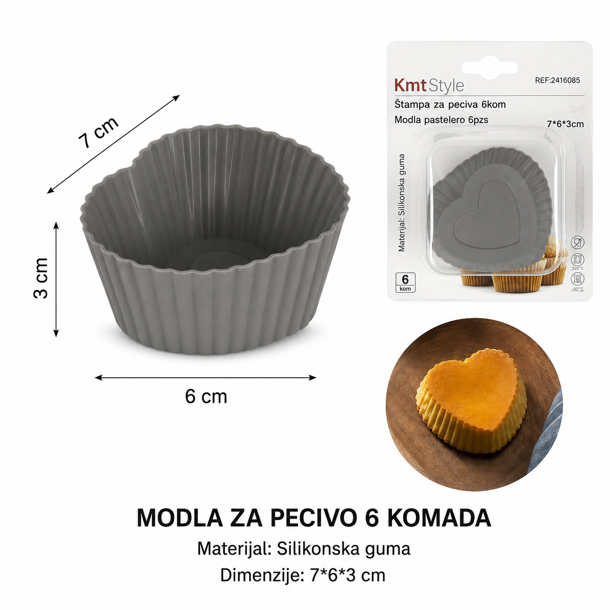 KMT Medium Love Muffin šolja 2416085