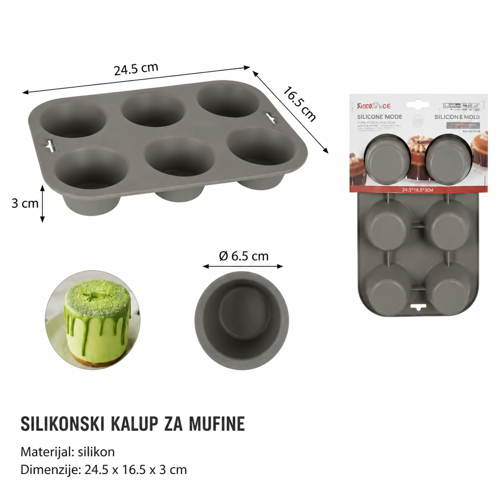 KMT silikonski kalup za tortu 2416111