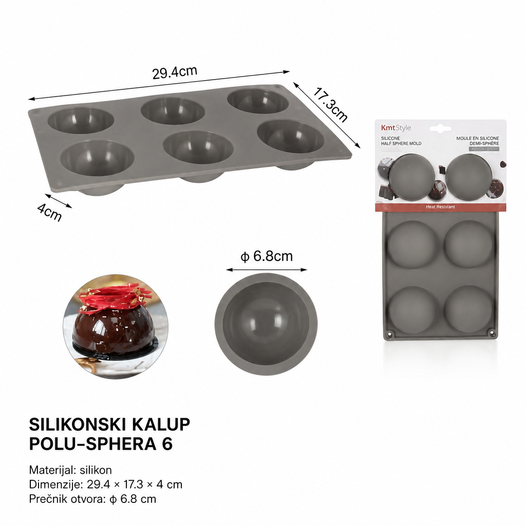 KMT silikonski kalup za tortu 2416115