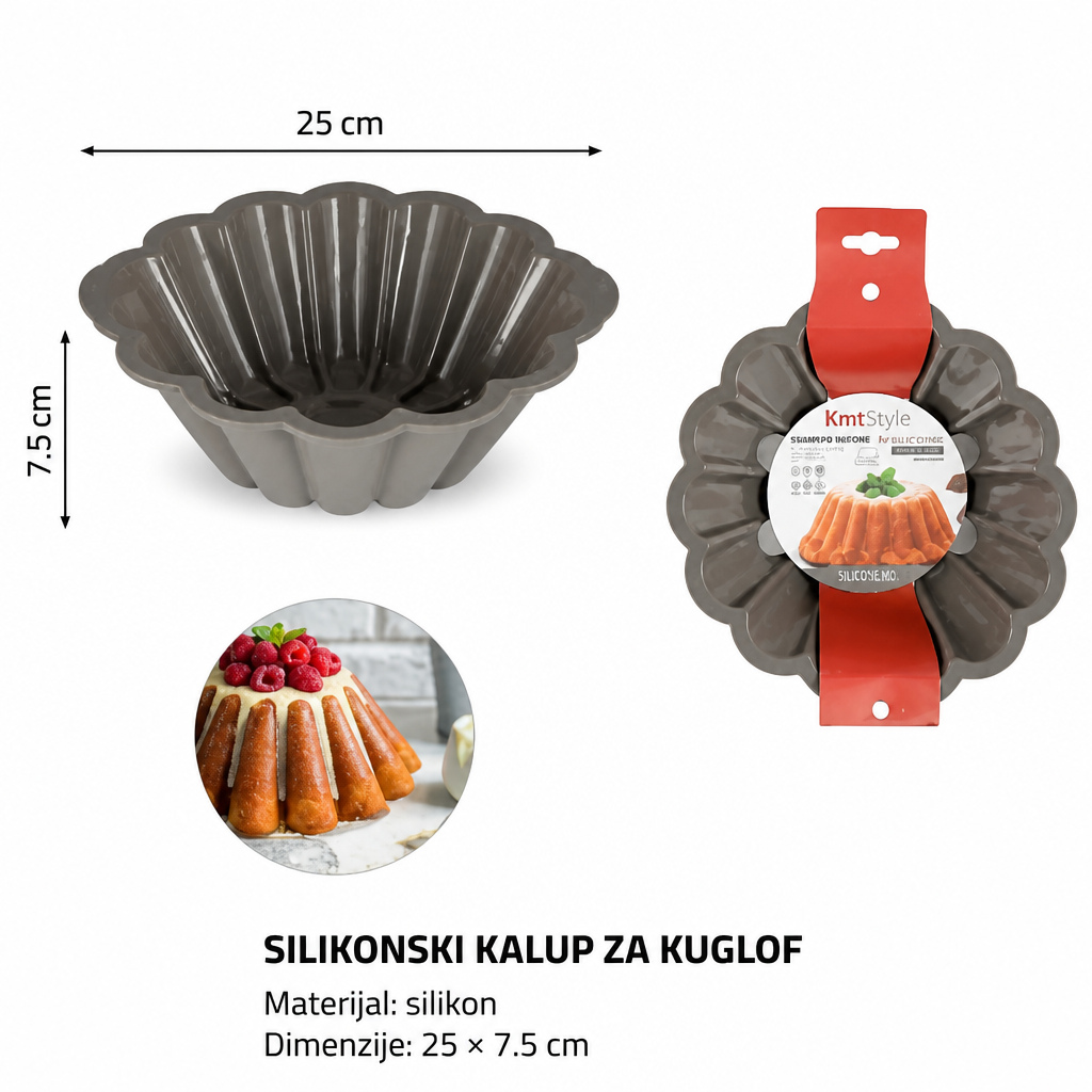 KMT silikonski kalup za tortu 2416129