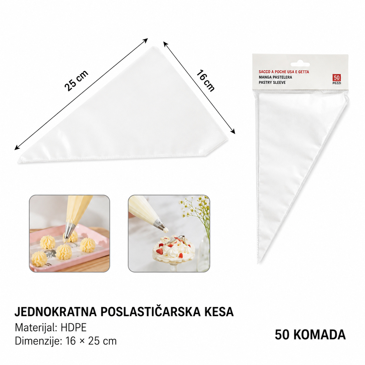 KMT Jednokratne kese za dekorisanje kolača 2416158