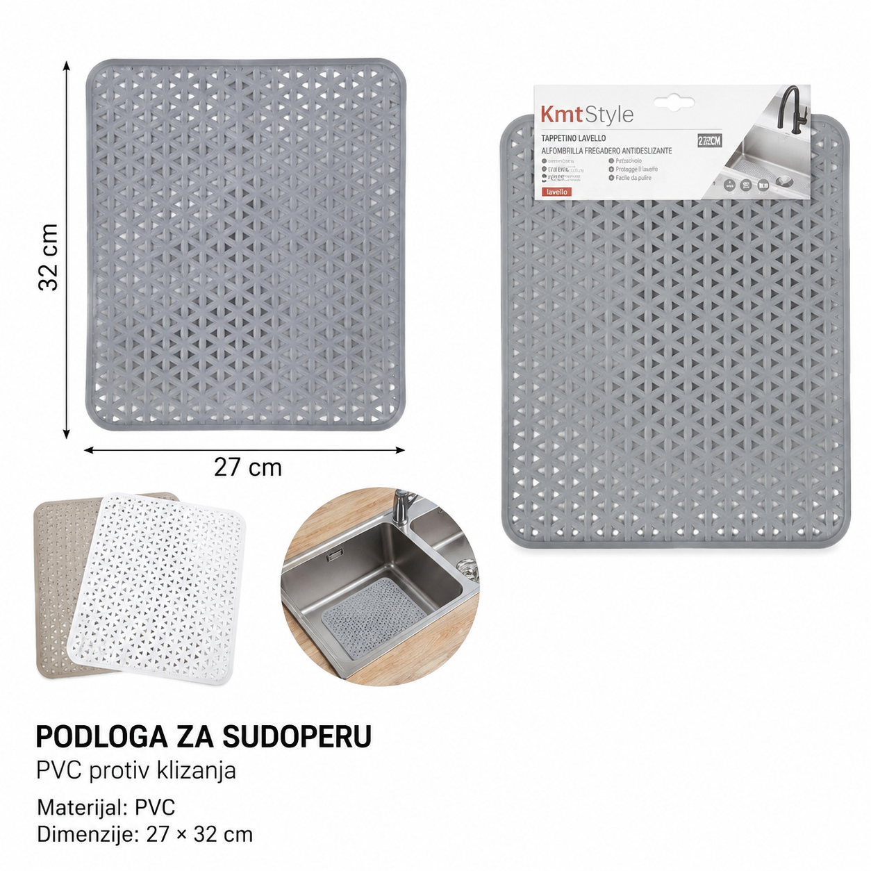 KMT podmetača protiv klizanja za sudoper 2419003