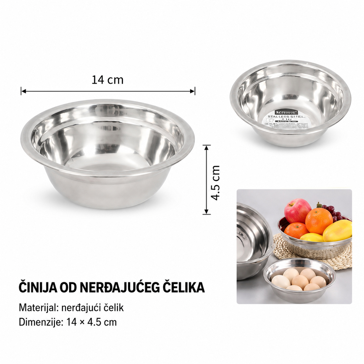KMT umivaonik za supu od nerđajućeg čelika 2419021