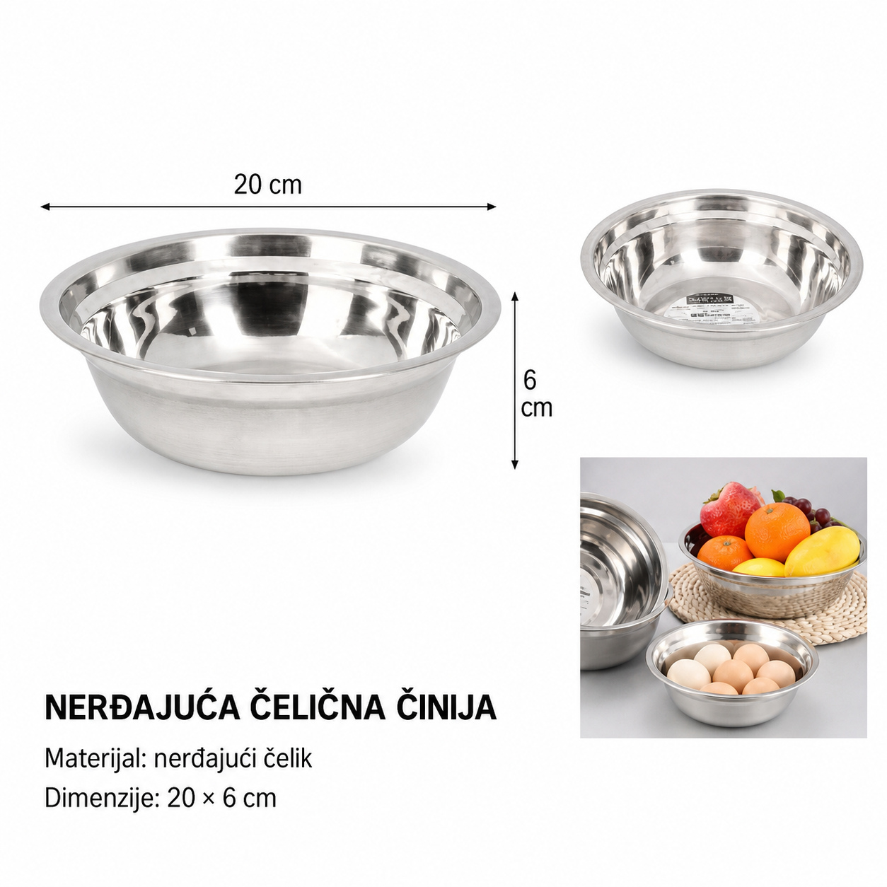 KMT umivaonik za supu od nerđajućeg čelika 2419024