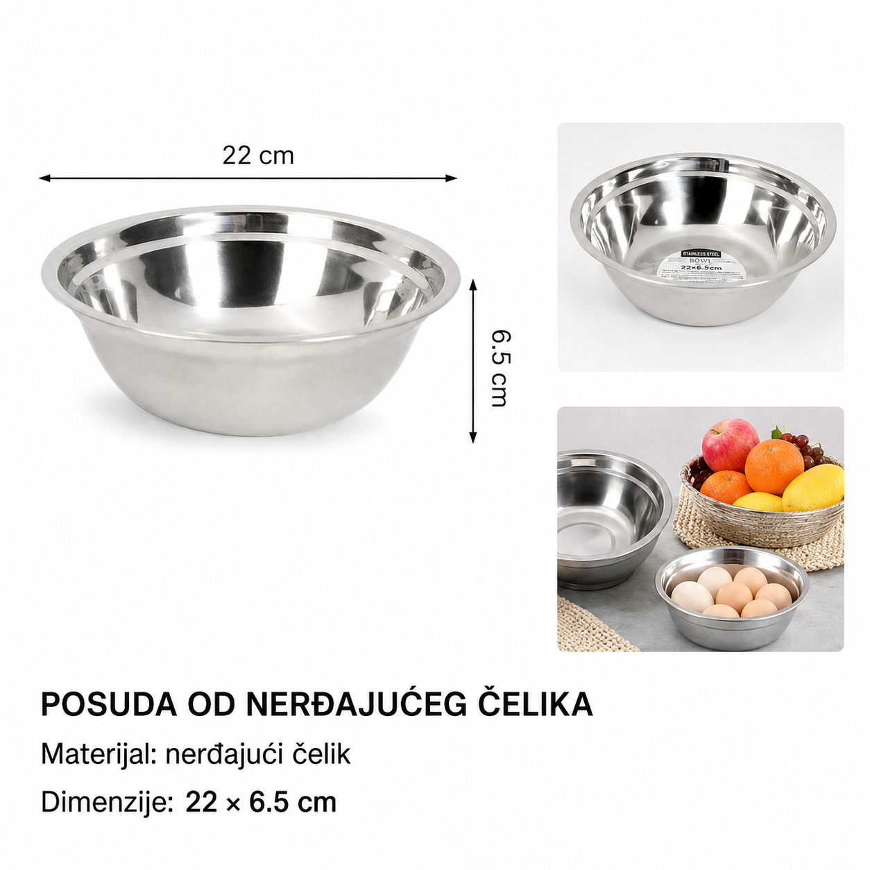 KMT umivaonik za supu od nerđajućeg čelika 2419025