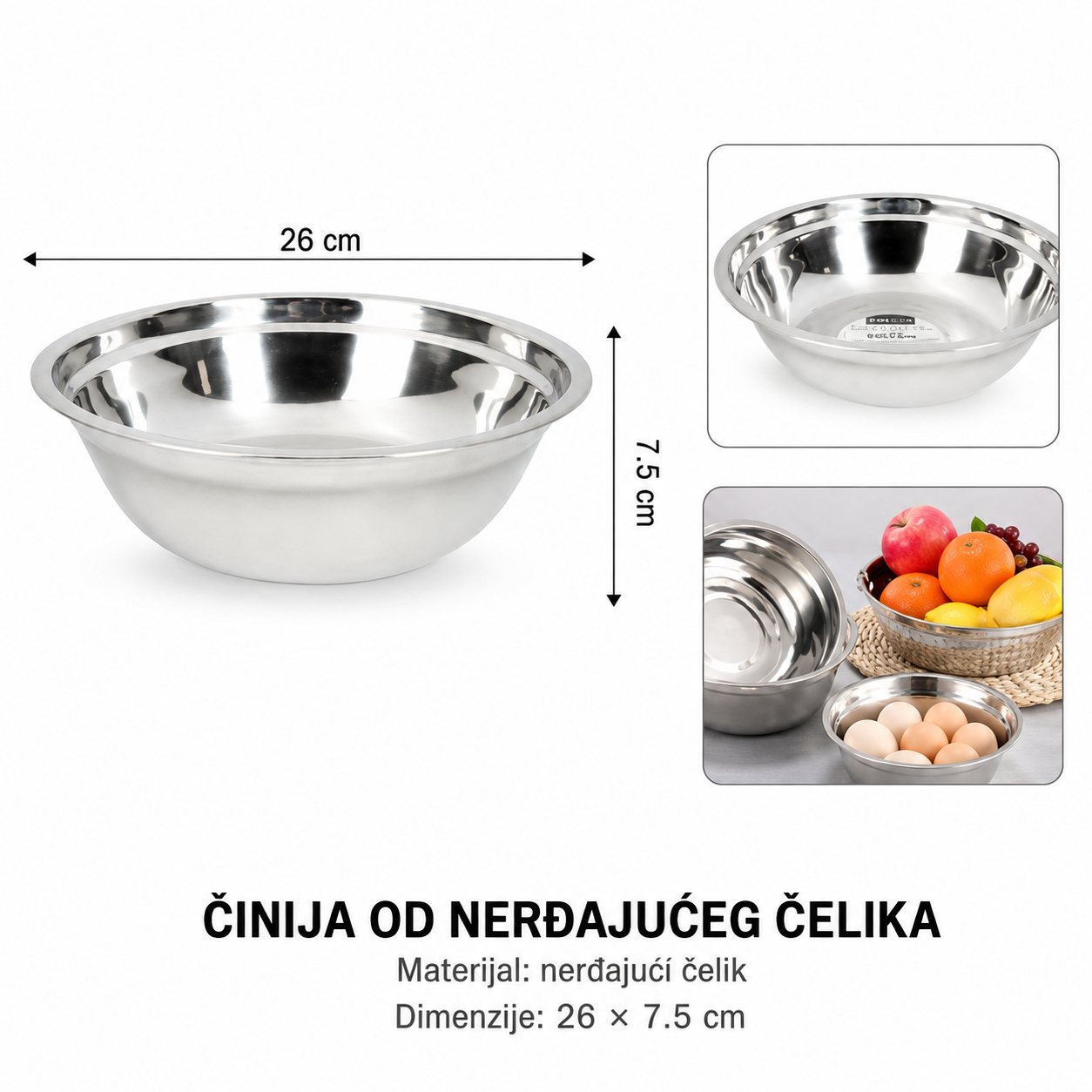KMT umivaonik za supu od nerđajućeg čelika 2419027