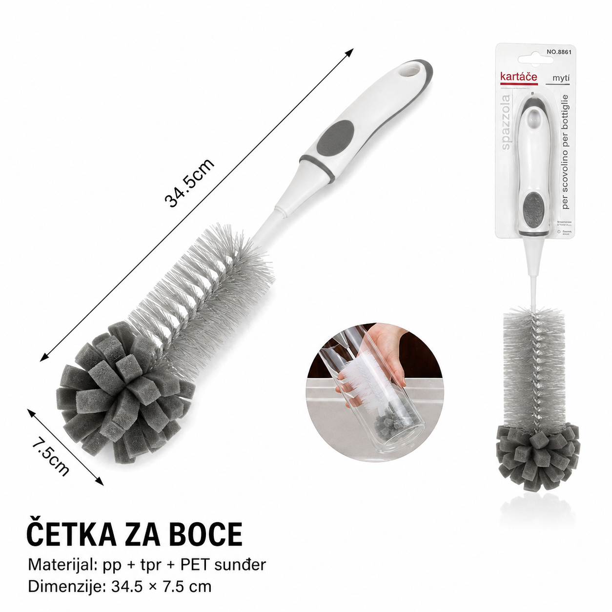 KMT četkica za flaše 2419098