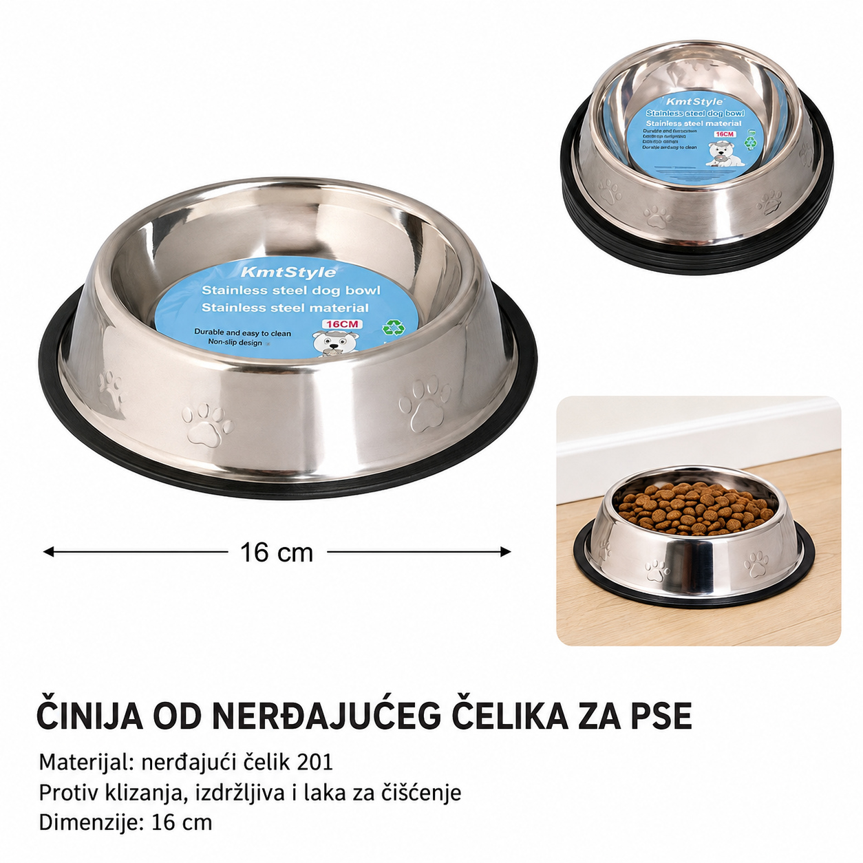 KMT posuda za pse od nerđajućeg čelika 2703200