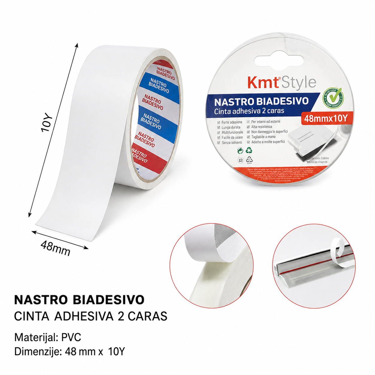 KMT Dvostrana lepljiva traka 2708122