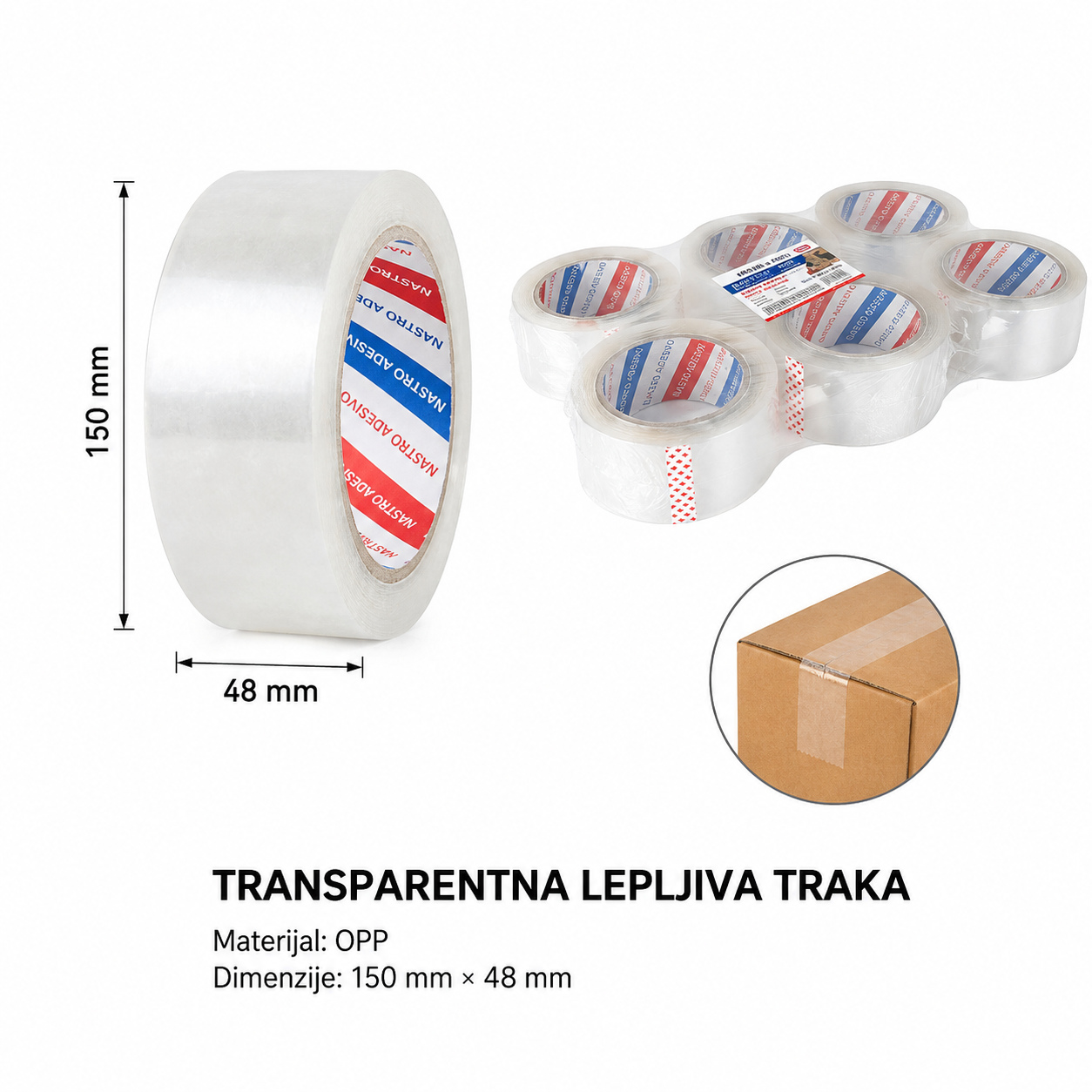 KMT OPP traka (prozirna) 2708144