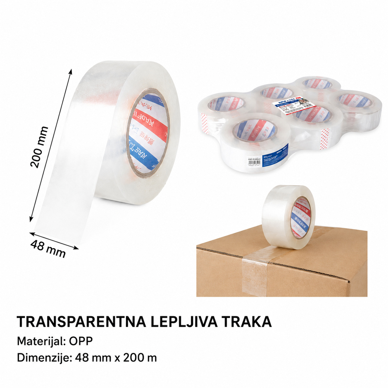 KMT OPP traka (prozirna) 2708145