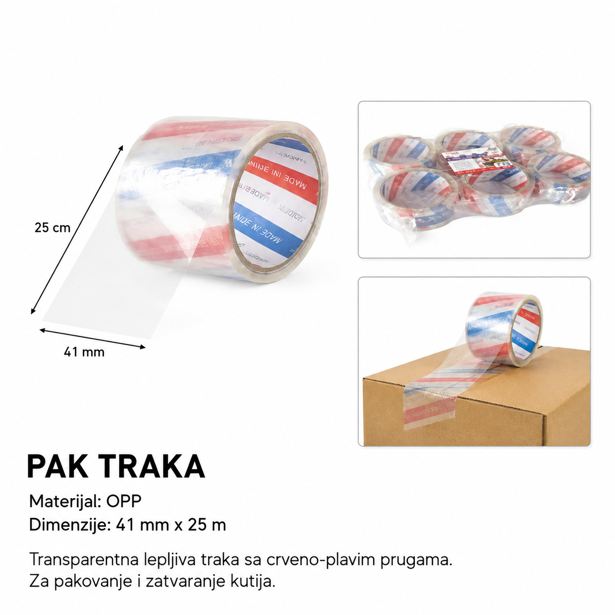 KMT OPP traka (ultra prozirna) 2708152