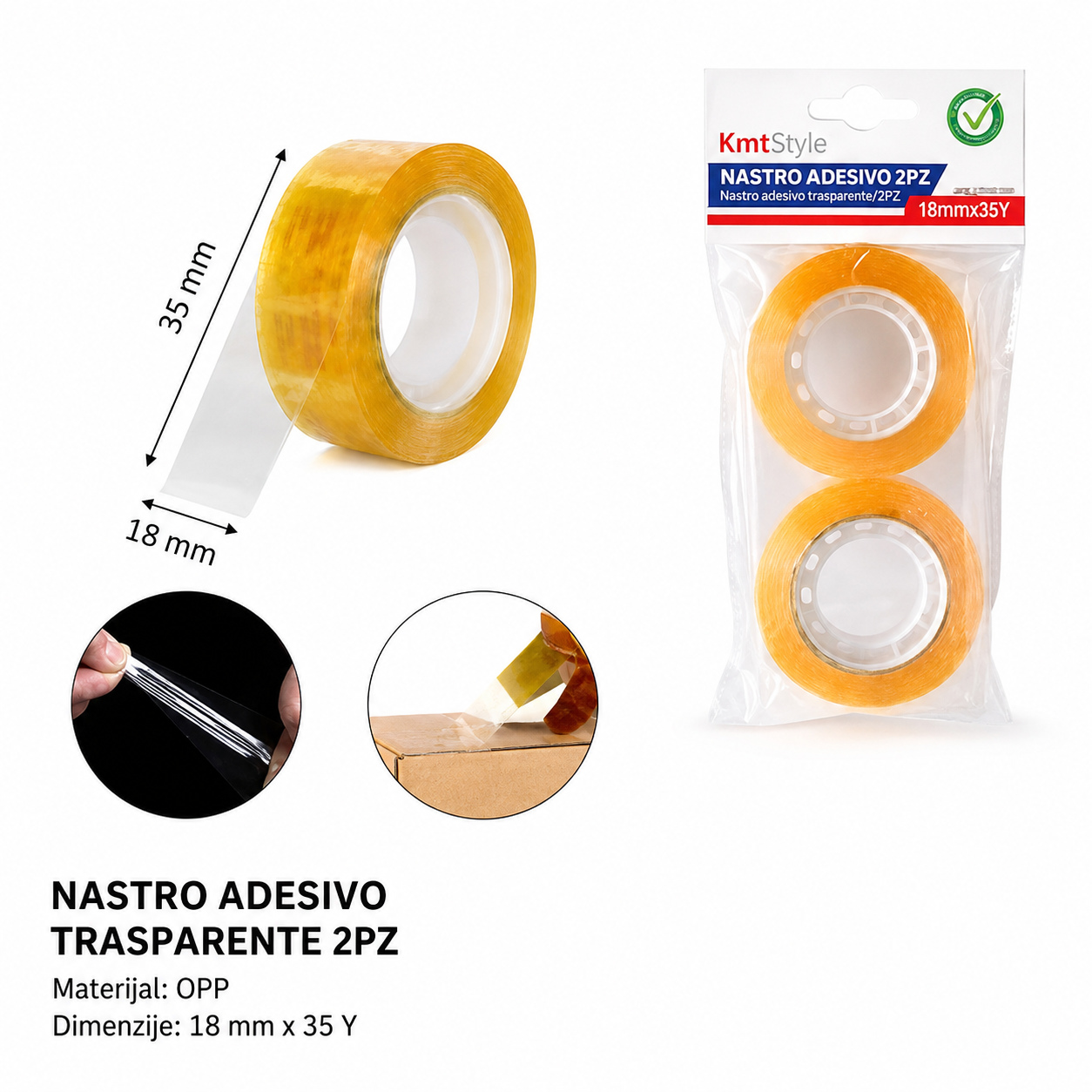 KMT Providna traka za papir (žuta) 2708157