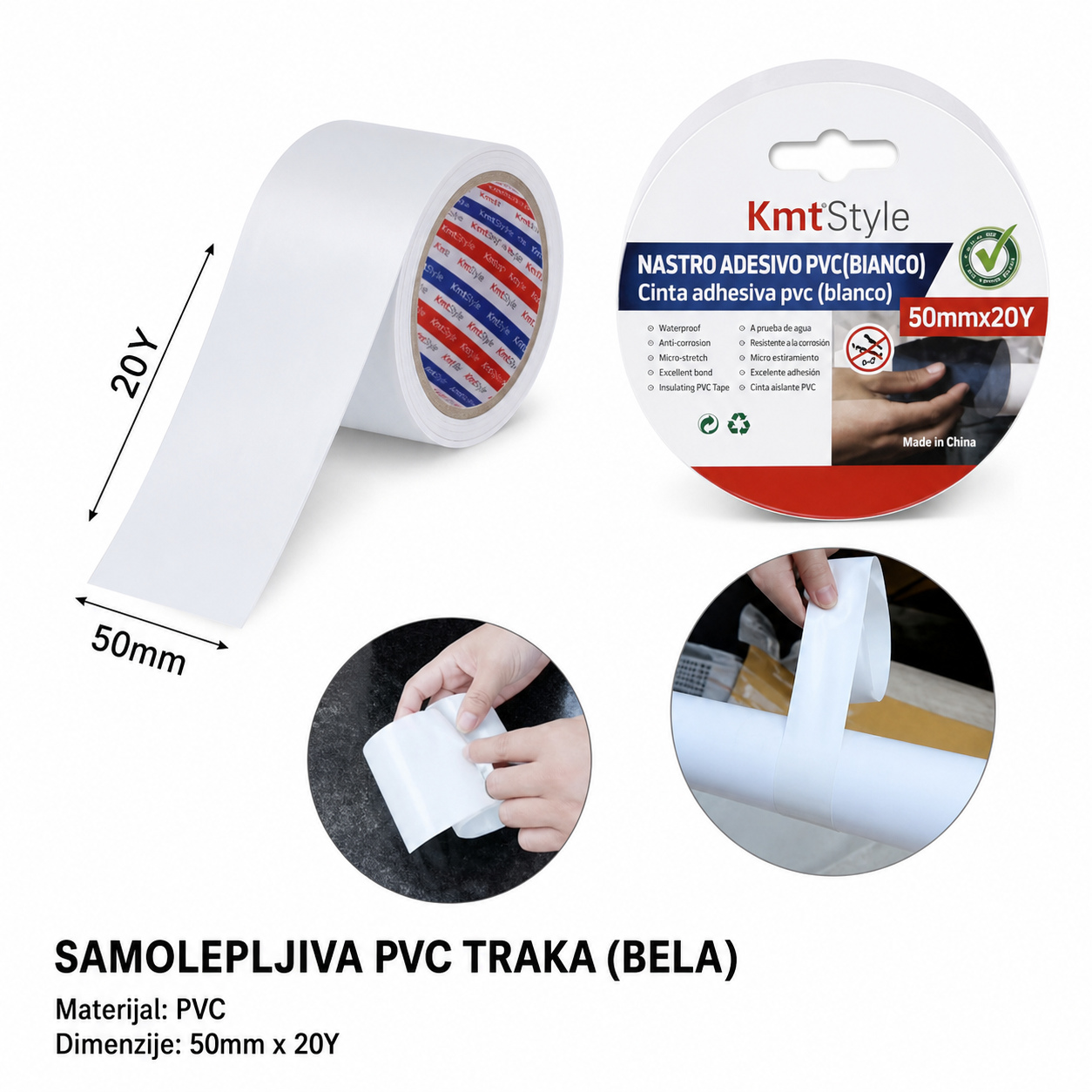 KMT Beli lepak za PVC cevi 2708176