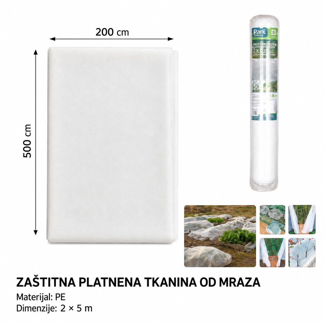 KMT PE folija za zaštitu biljaka od hladnoće 2901423