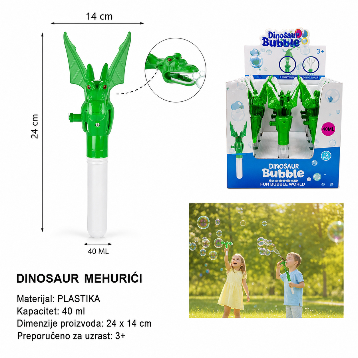 KMT Crocodile Bubble Bar 2903714