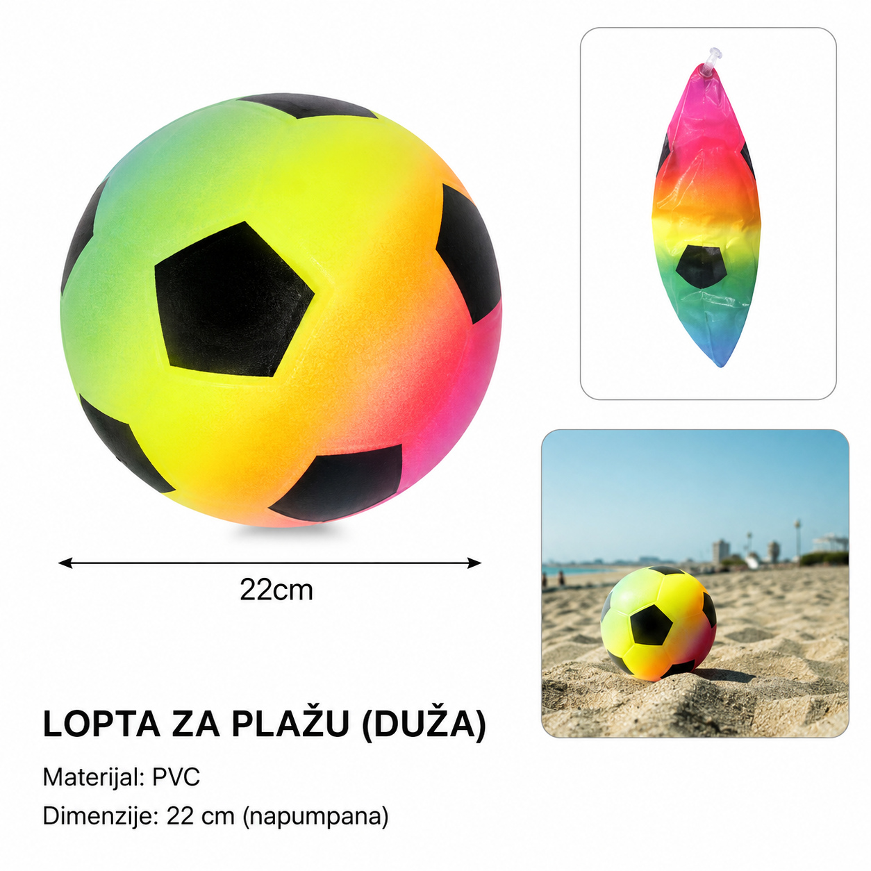 KMT rainbov ball fudbal 2904071