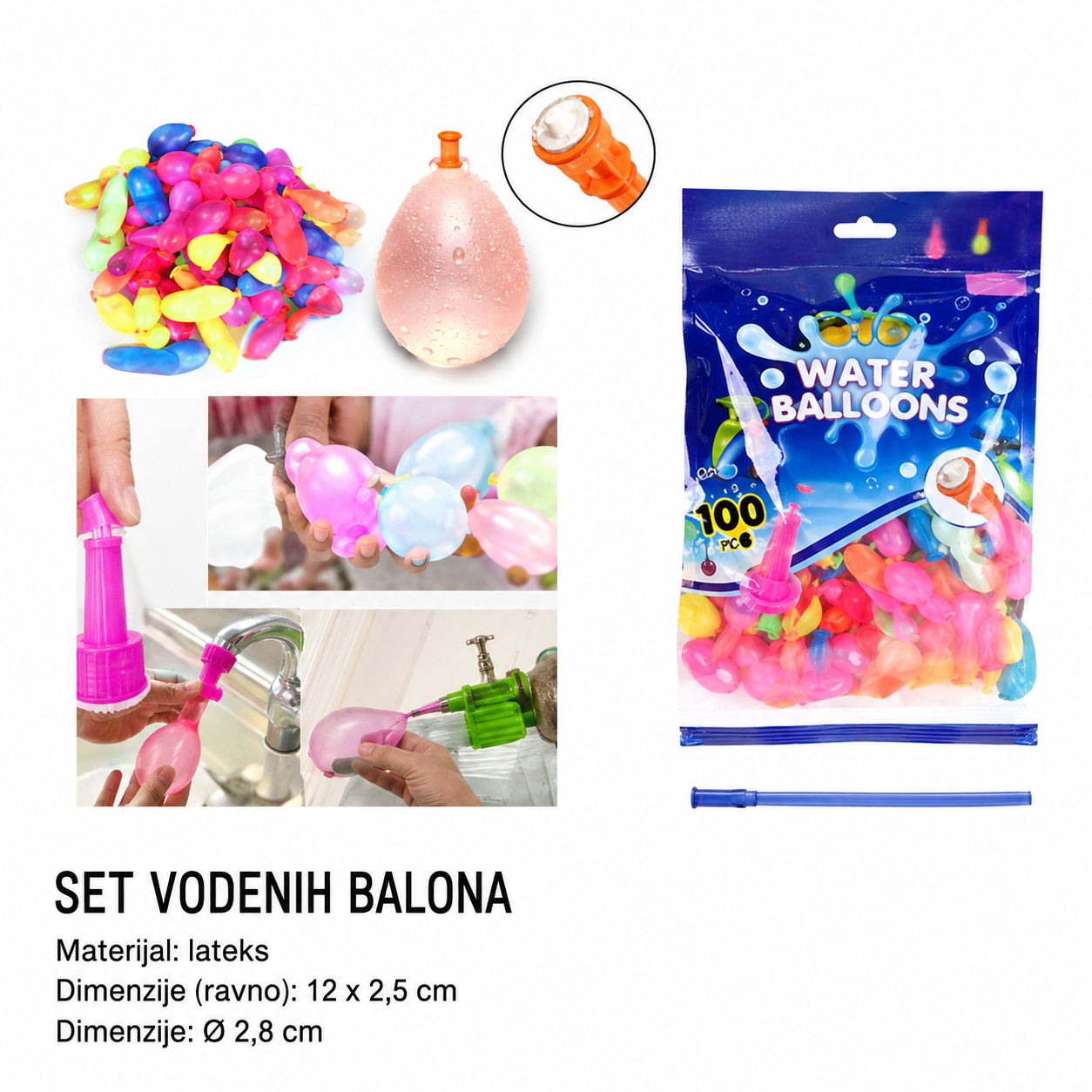 KMT pene perle vodeni balon 2904448