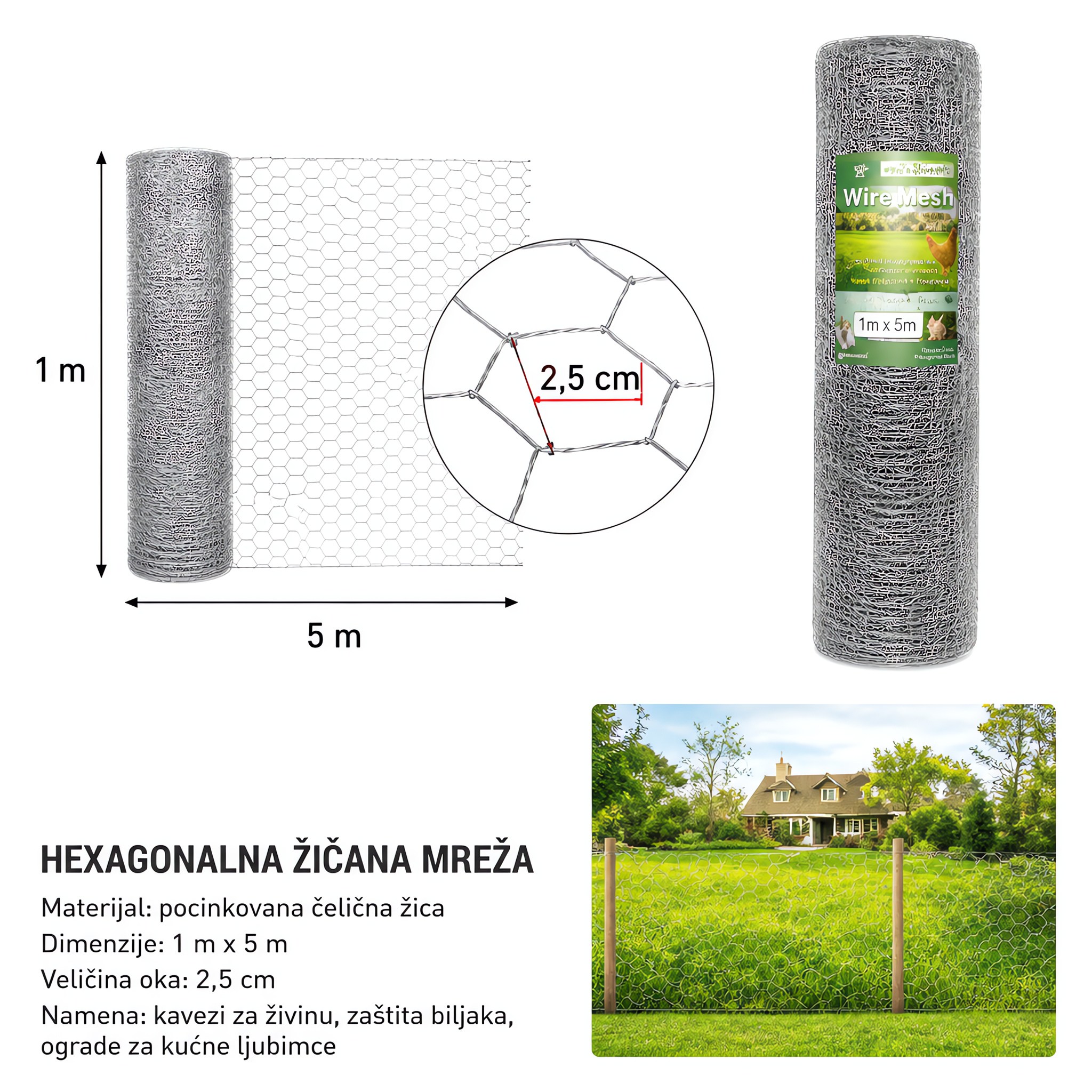 KMT Galvanska šestougaona mreža 2912636