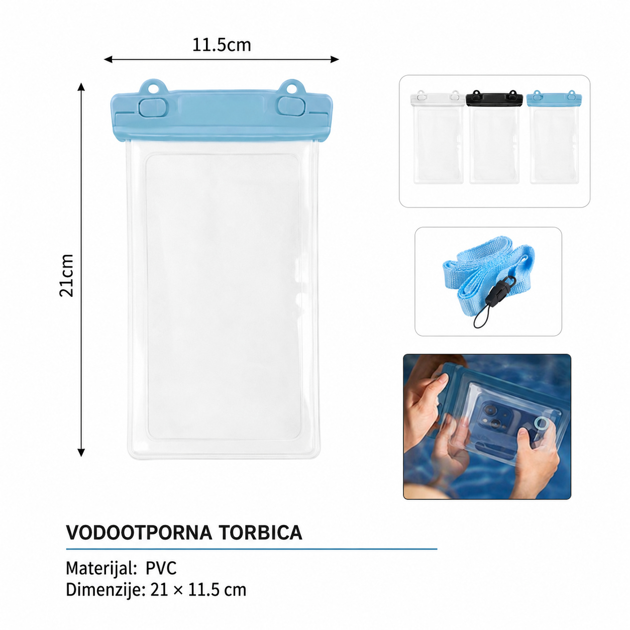 KMT Automatska vodootporna torba sa vazdušnim jastukom 296496