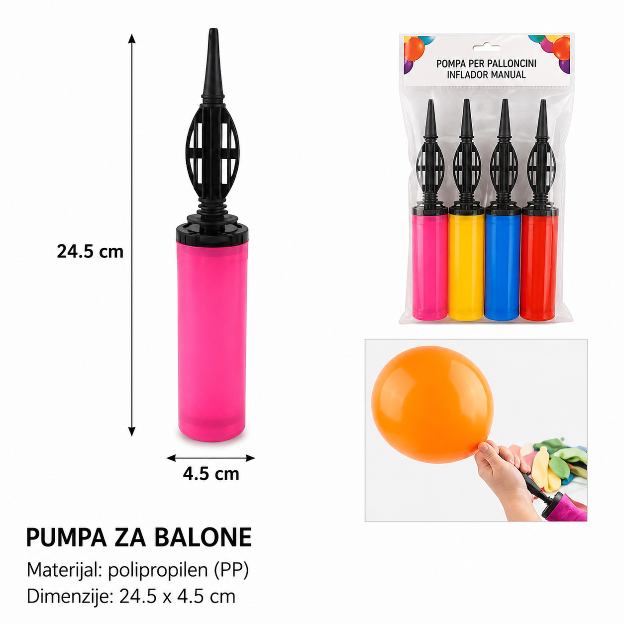 KMT Pumpa za vazduh sa kratkim okruglim vrhom 296631