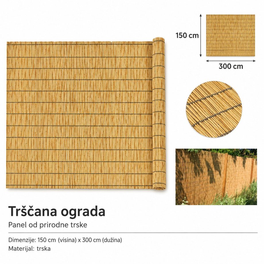 KMT Luksuzna trska ograda 297047