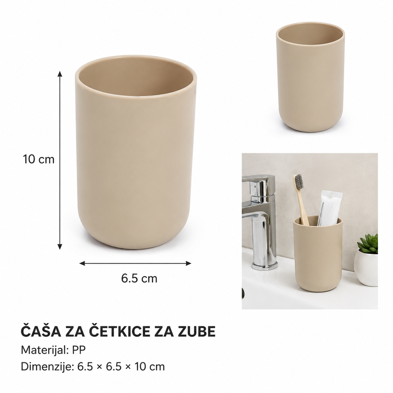 KMT Čaša, bež 3213182