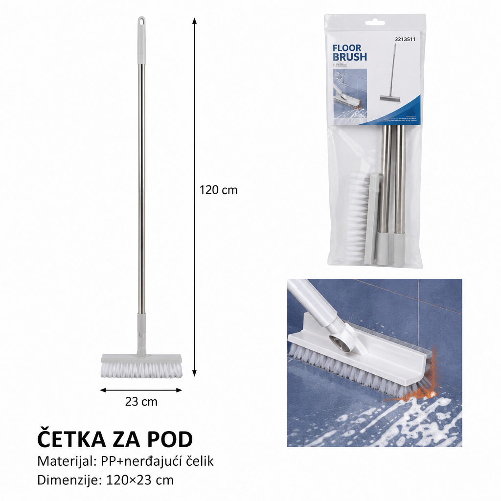 KMT Dvostrana četka za pod 3213511