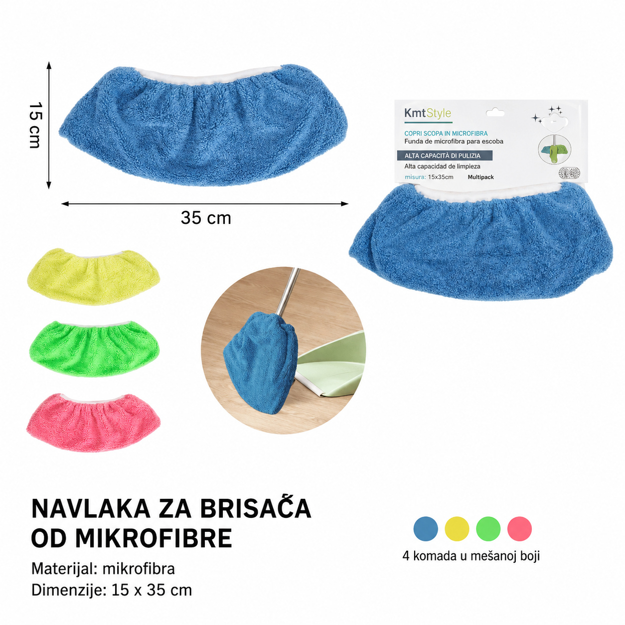 KMT Navlaka za metlu sa visokim i niskim vlaknima 3213694