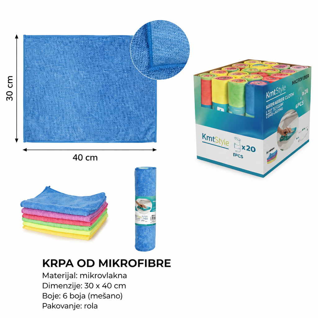 KMT Šarena krpa za brisanje 3213700
