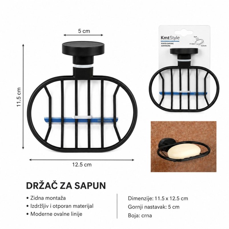 KMT Crna mreža za sapun 3213874