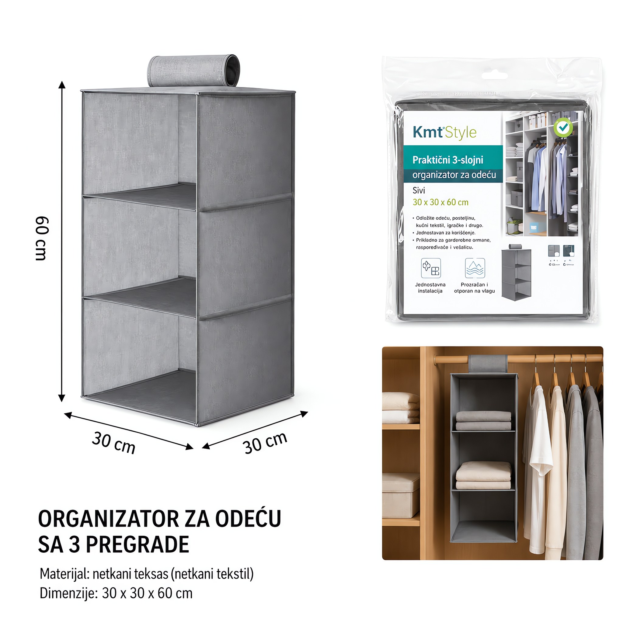 KMT Troslojna viseća torba 3280034