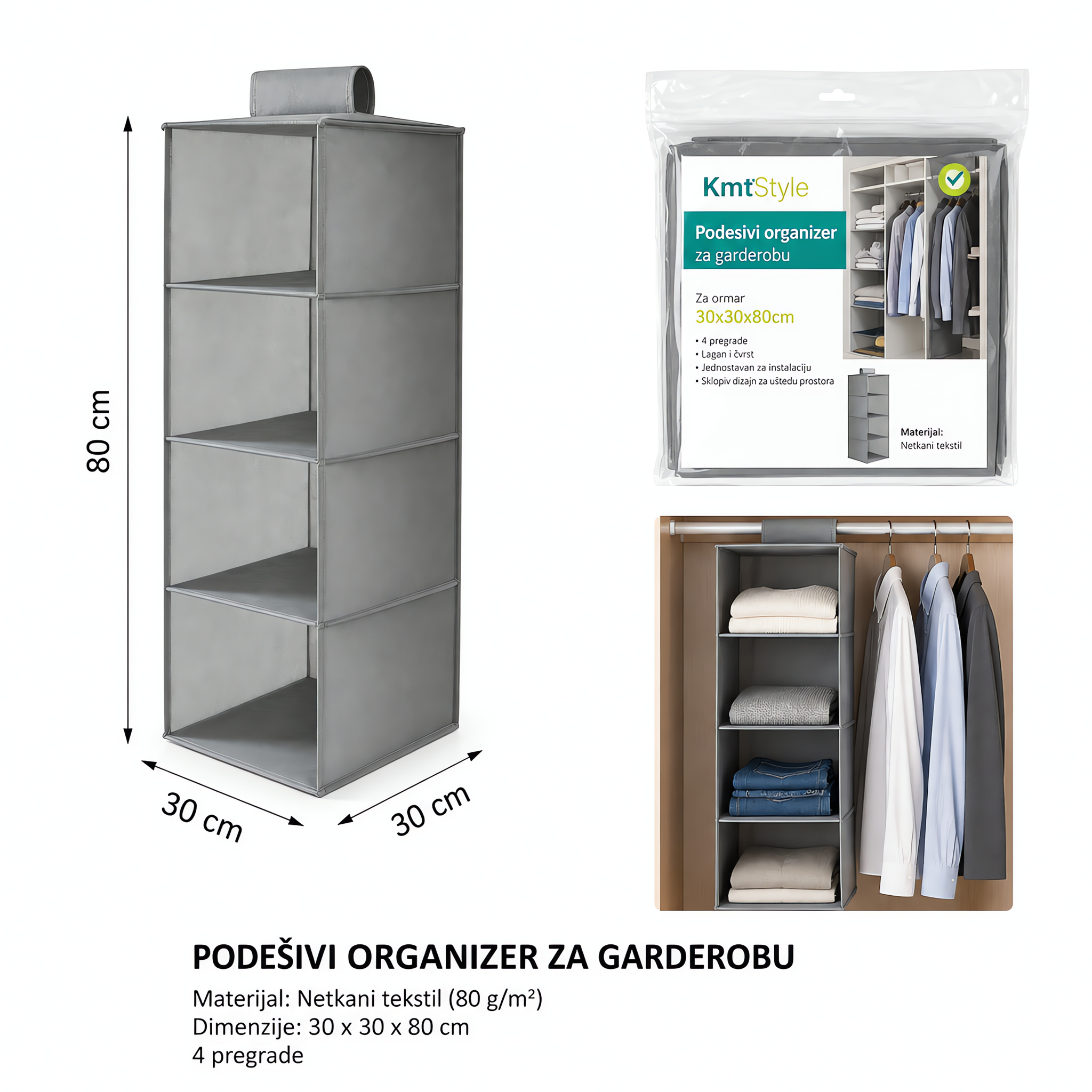 KMT Četvoroslojna viseća torba 3280035