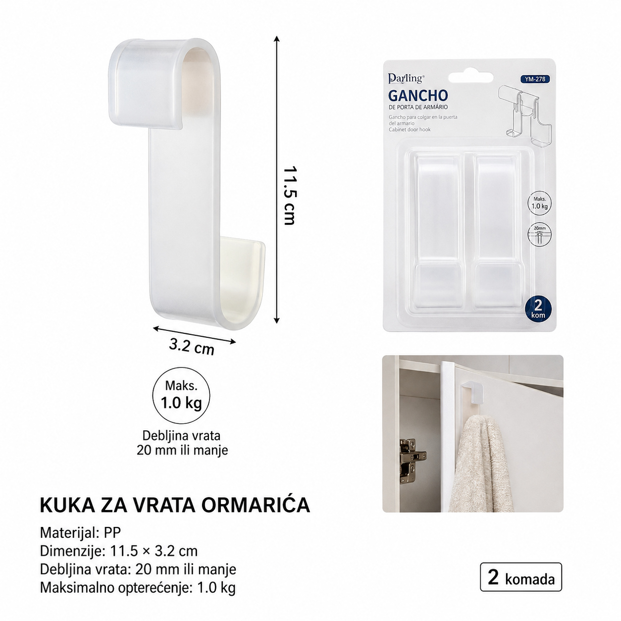 KMT Debeli S oblikovani kuka 3280352