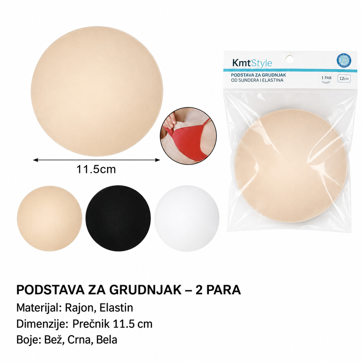 KMT Sponžasti grudnjak 3280381