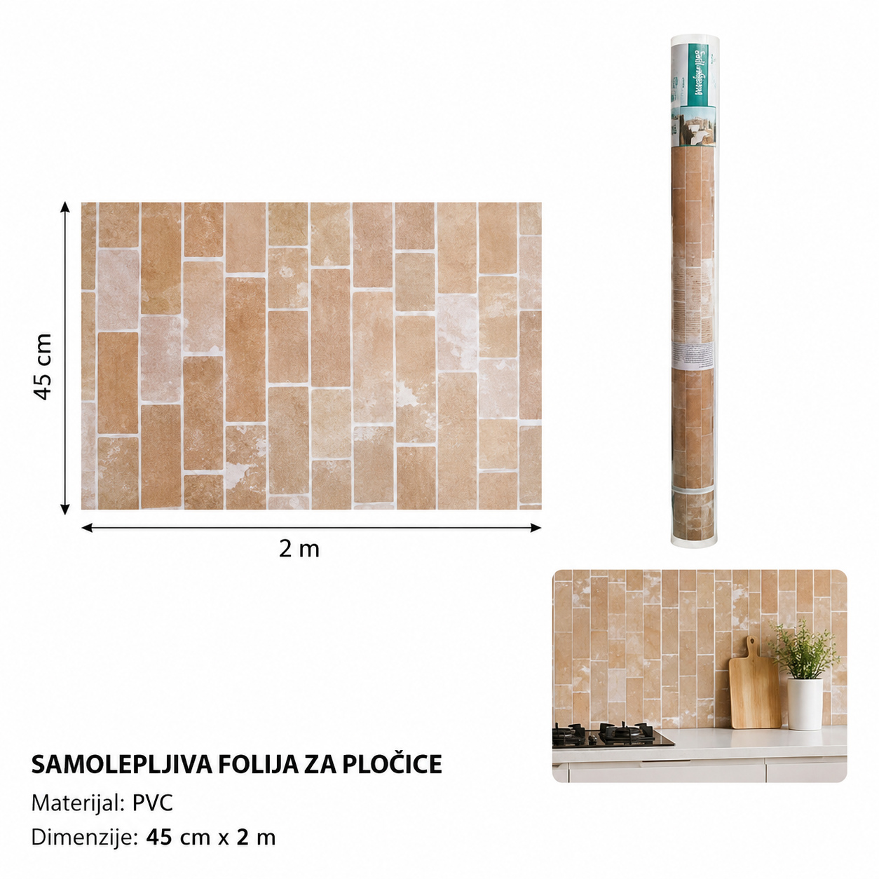 KMT Samolepljiva folija sa malim cik-cak šarama 3280418