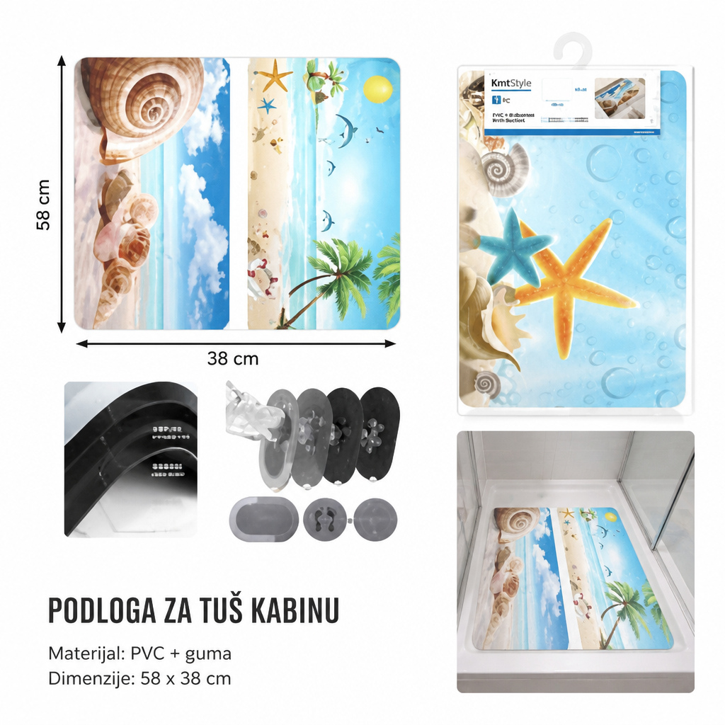 KMT Mekana dijatomejska podna prostirka od blata pravougaona 3280474