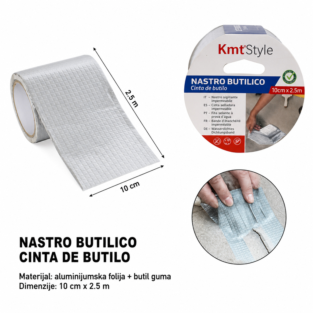 KMT Butilna vodootporna traka za zaptivanje 3280499