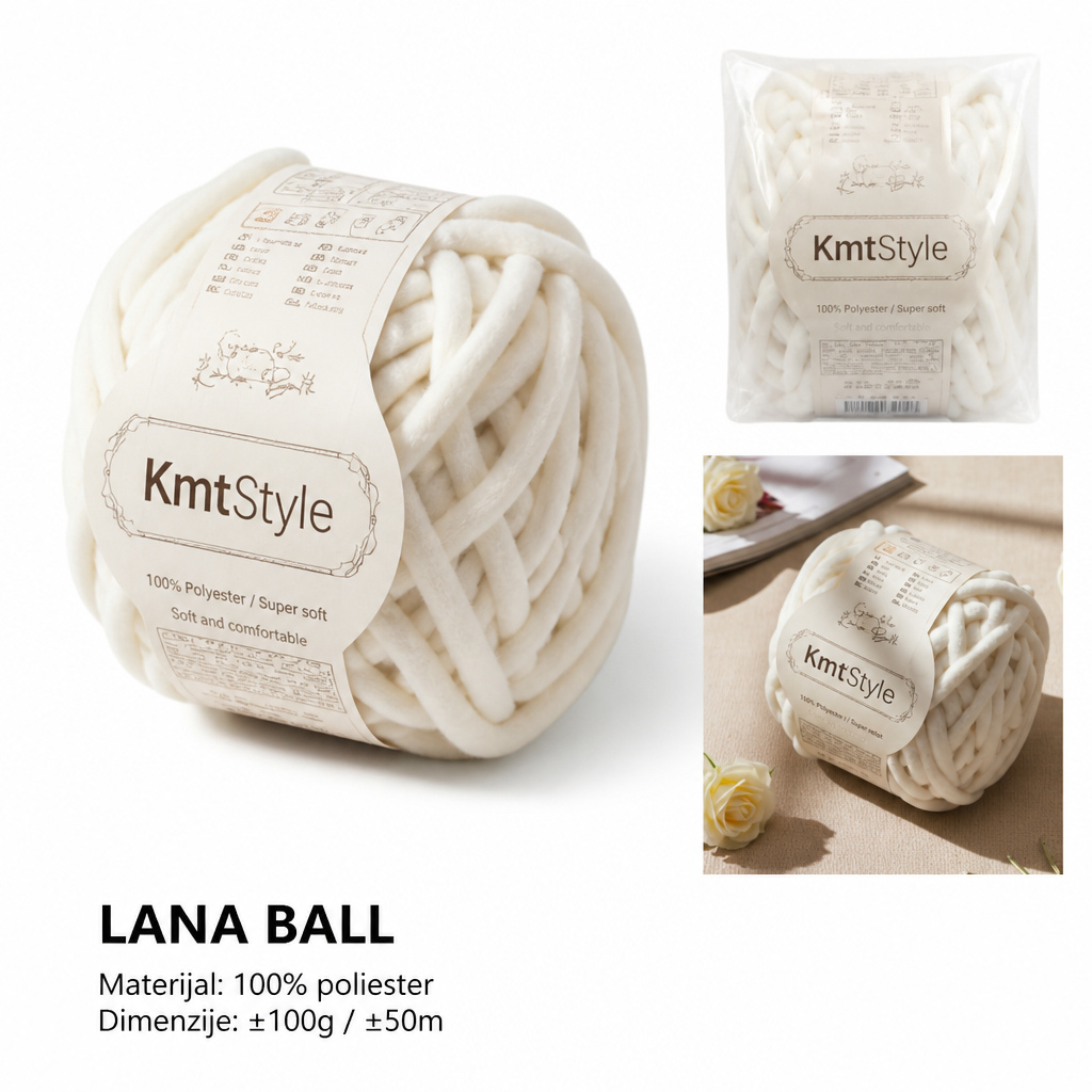KMT Polarni flis, krem beli 3280515