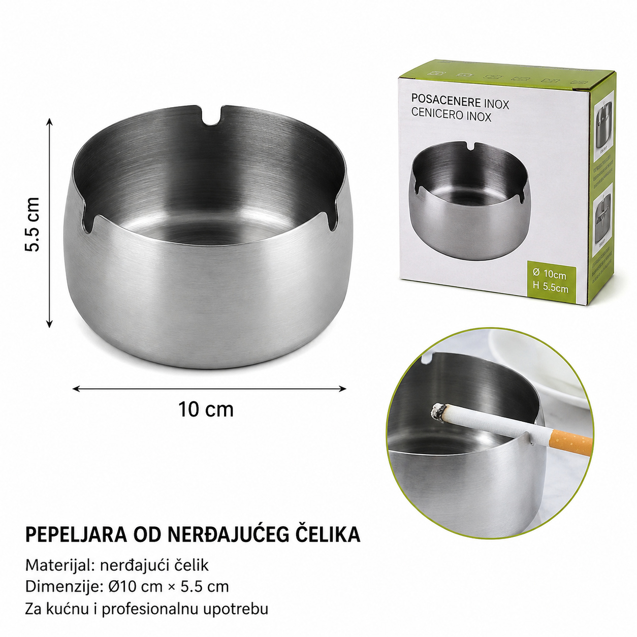 KMT Dimnjak od nerđajućeg čelika 3283217