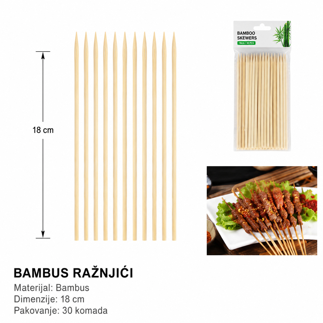 KMT Bambusovi štapići 500541