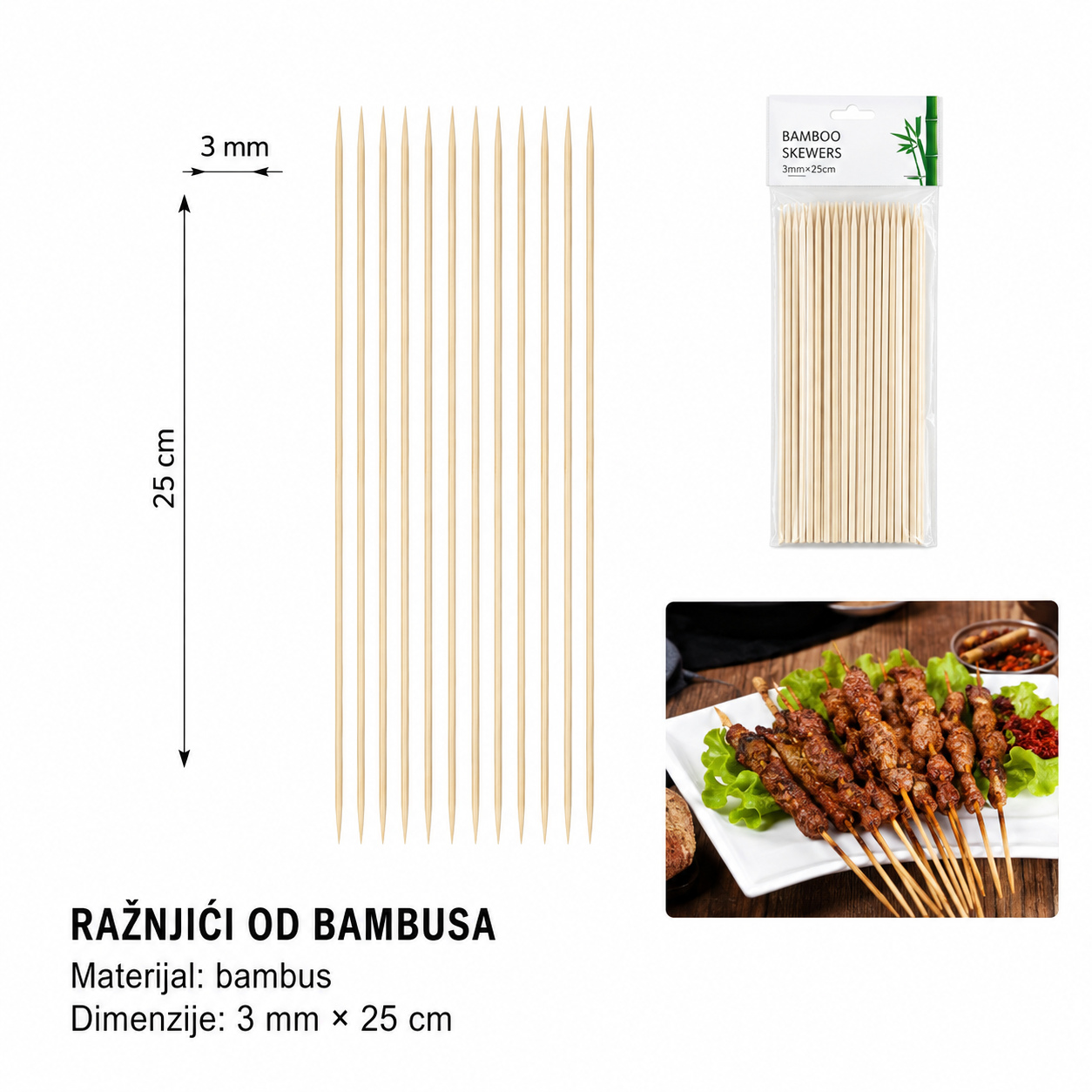 KMT Bambusovi štapići 500542