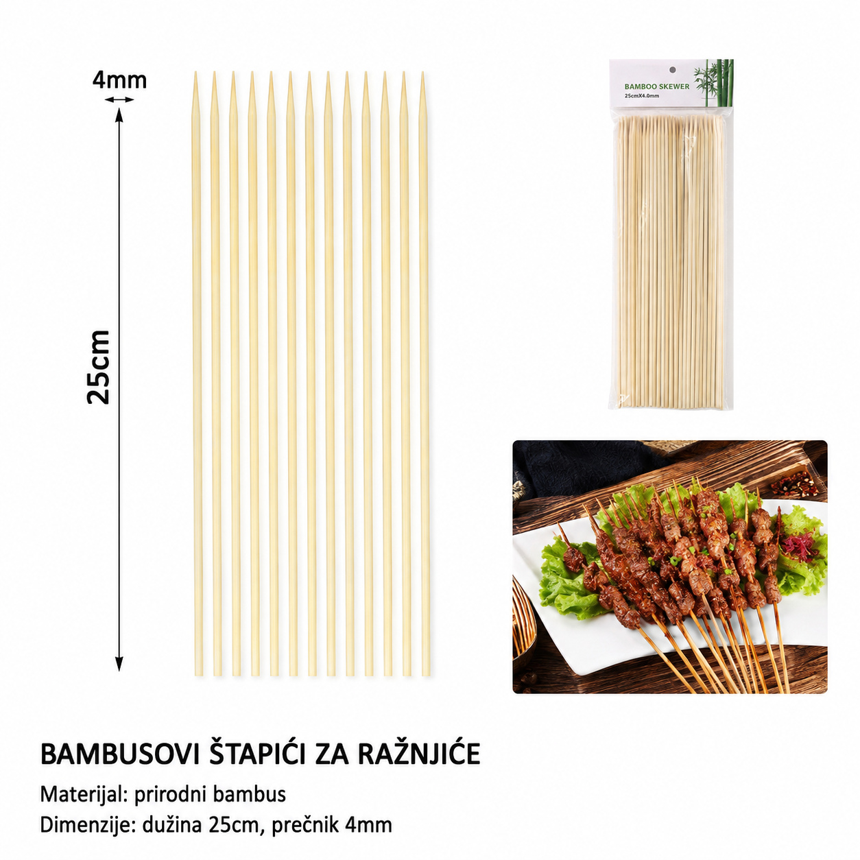 KMT Bambusovi štapići 500544