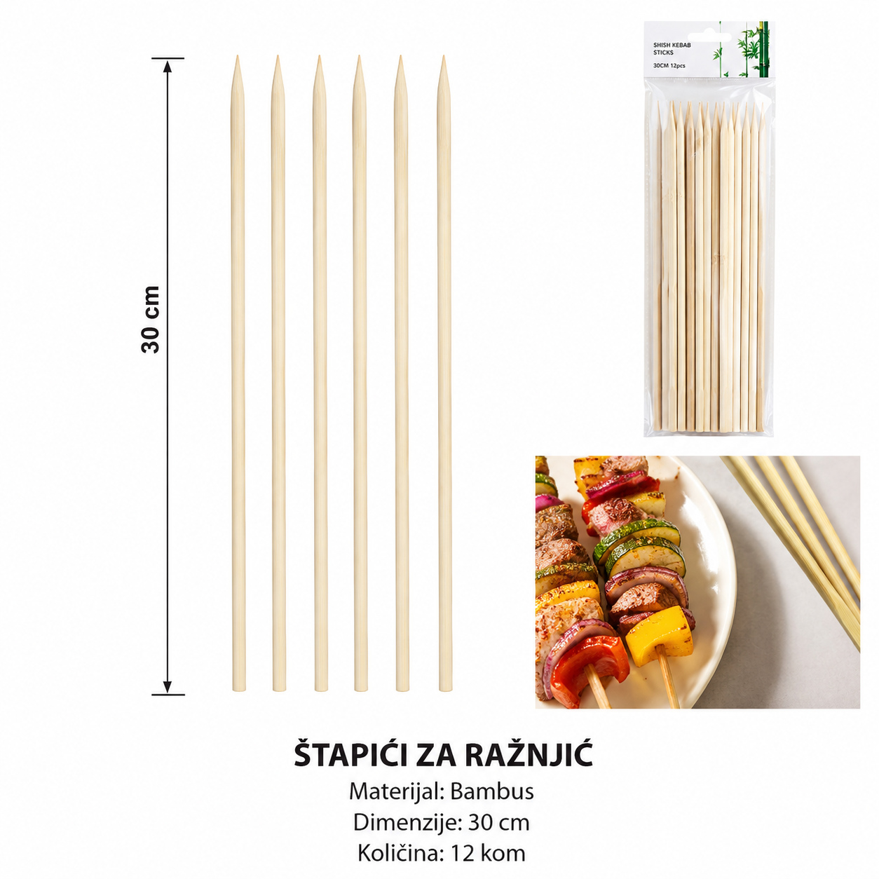 KMT Bambusovi štapići 500550
