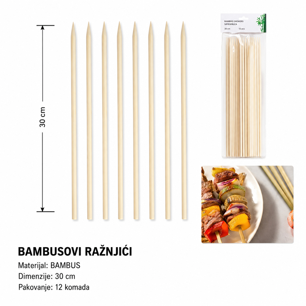 KMT Bambusovi štapići 500551