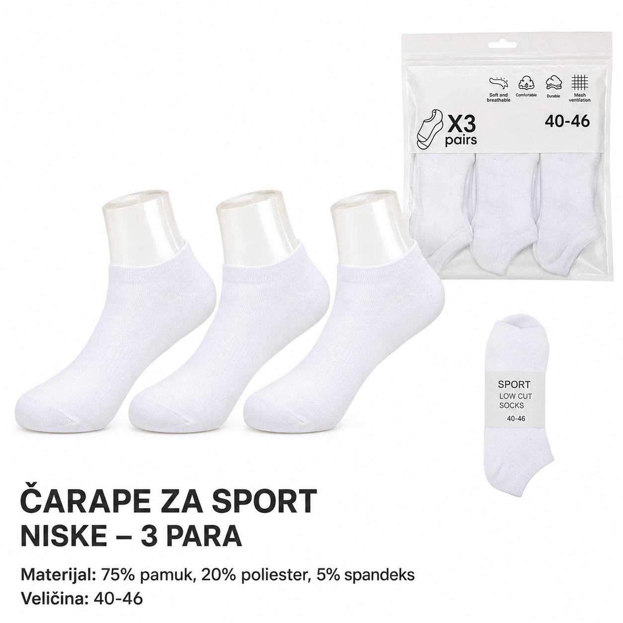 KMT Muška ceo pamučni božićna čarapa 501180