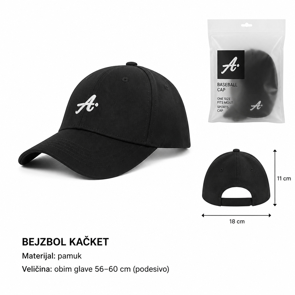 KMT Pamučni ženski vez bejzbol kapa A 501652